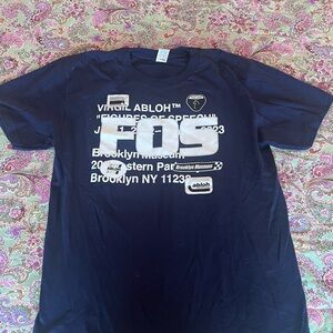 Virgil Abloh Graphic T-Shirt - Navy